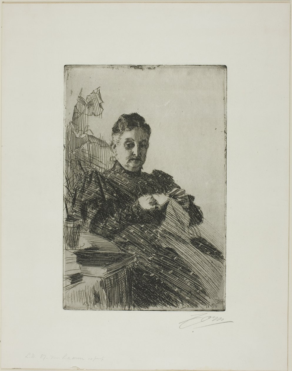 Mme Lamm II de Anders Leonard Zorn
