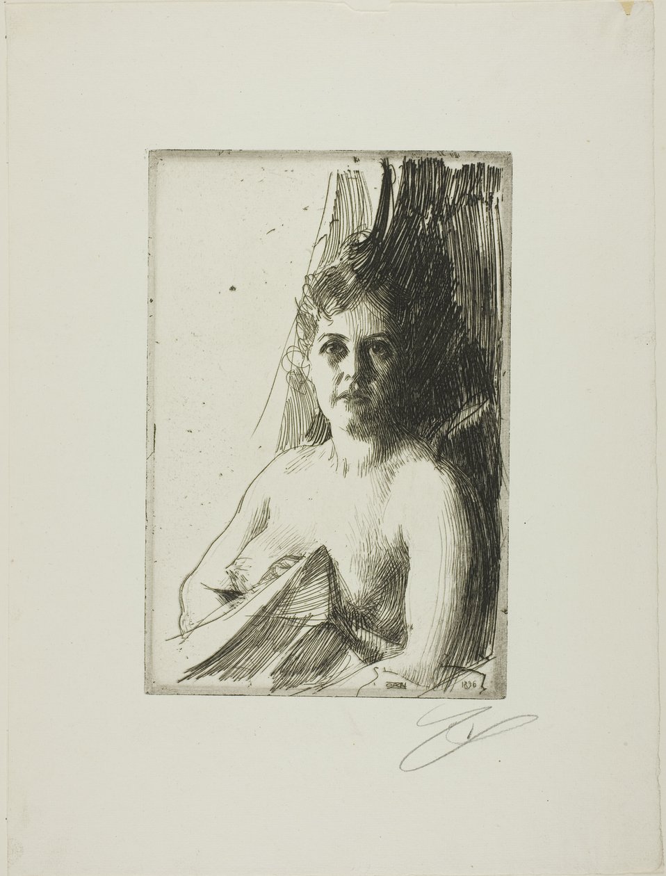 Estudo de Nus III de Anders Leonard Zorn