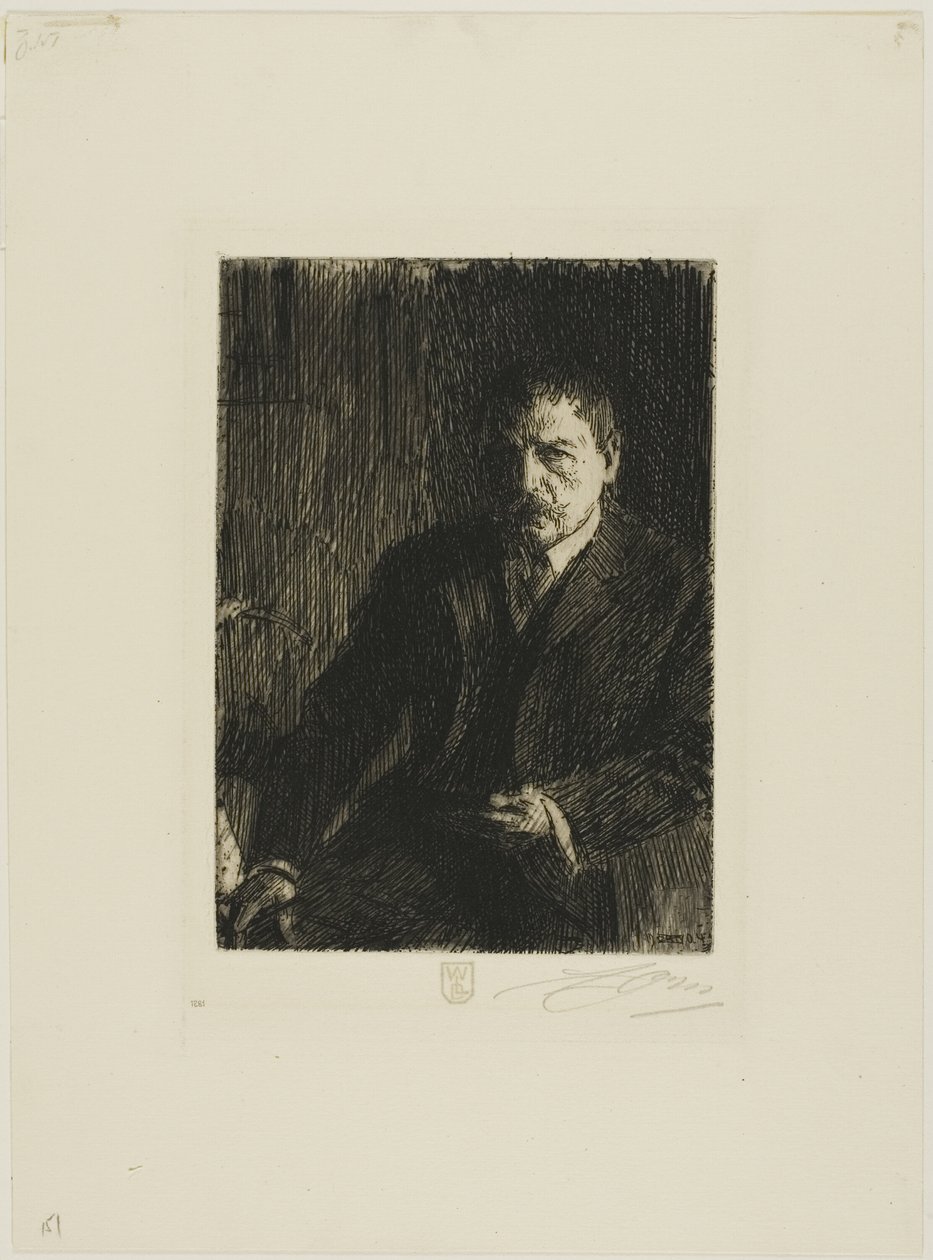 Autorretrato 1904 I de Anders Leonard Zorn
