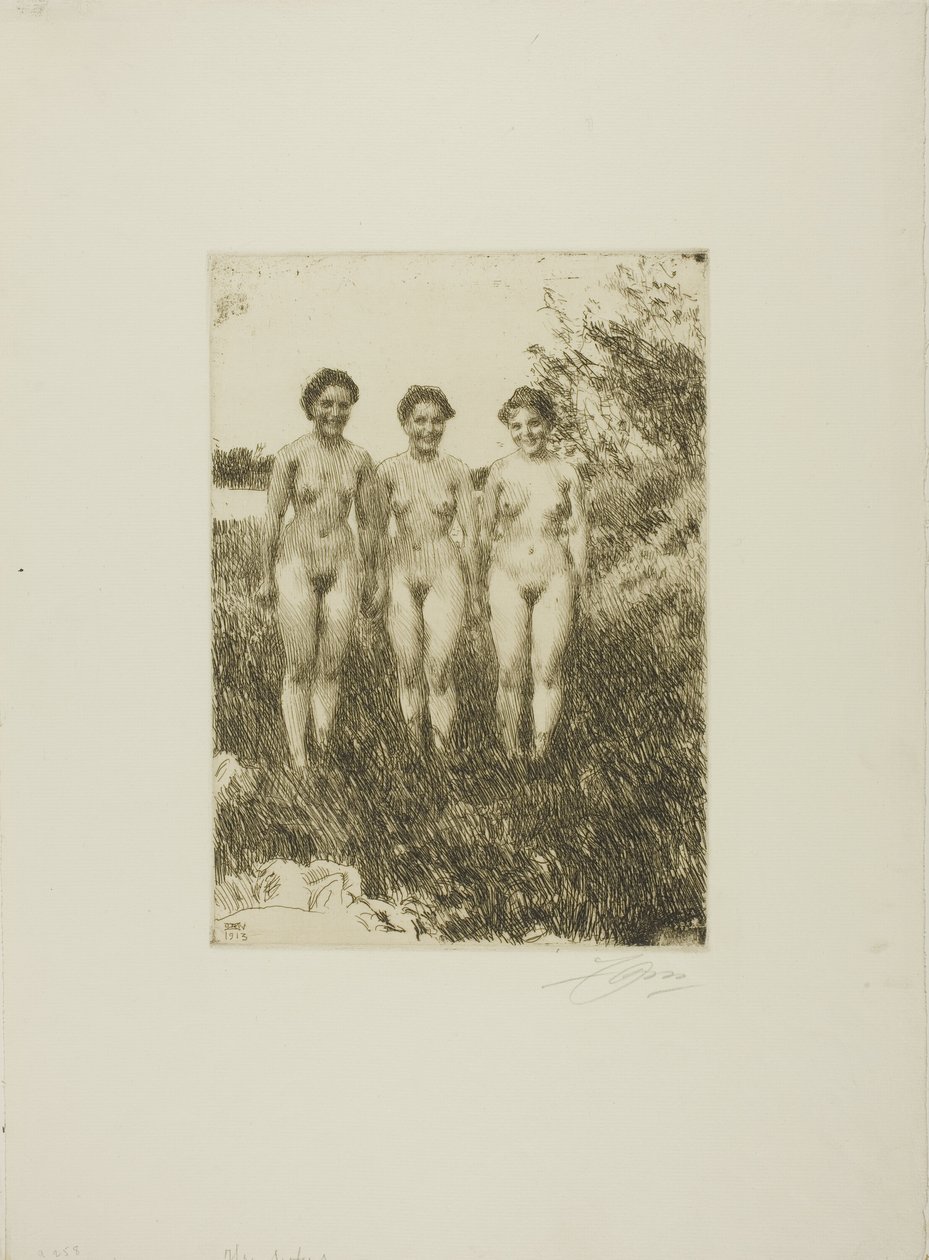 Três irmãs de Anders Leonard Zorn