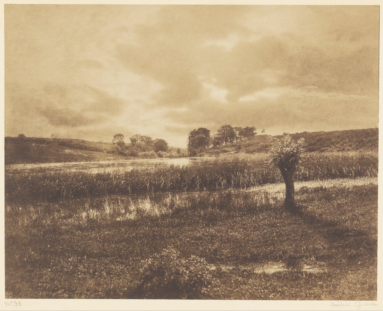 As lagoas em Optevoz, Rhône de André Giroux