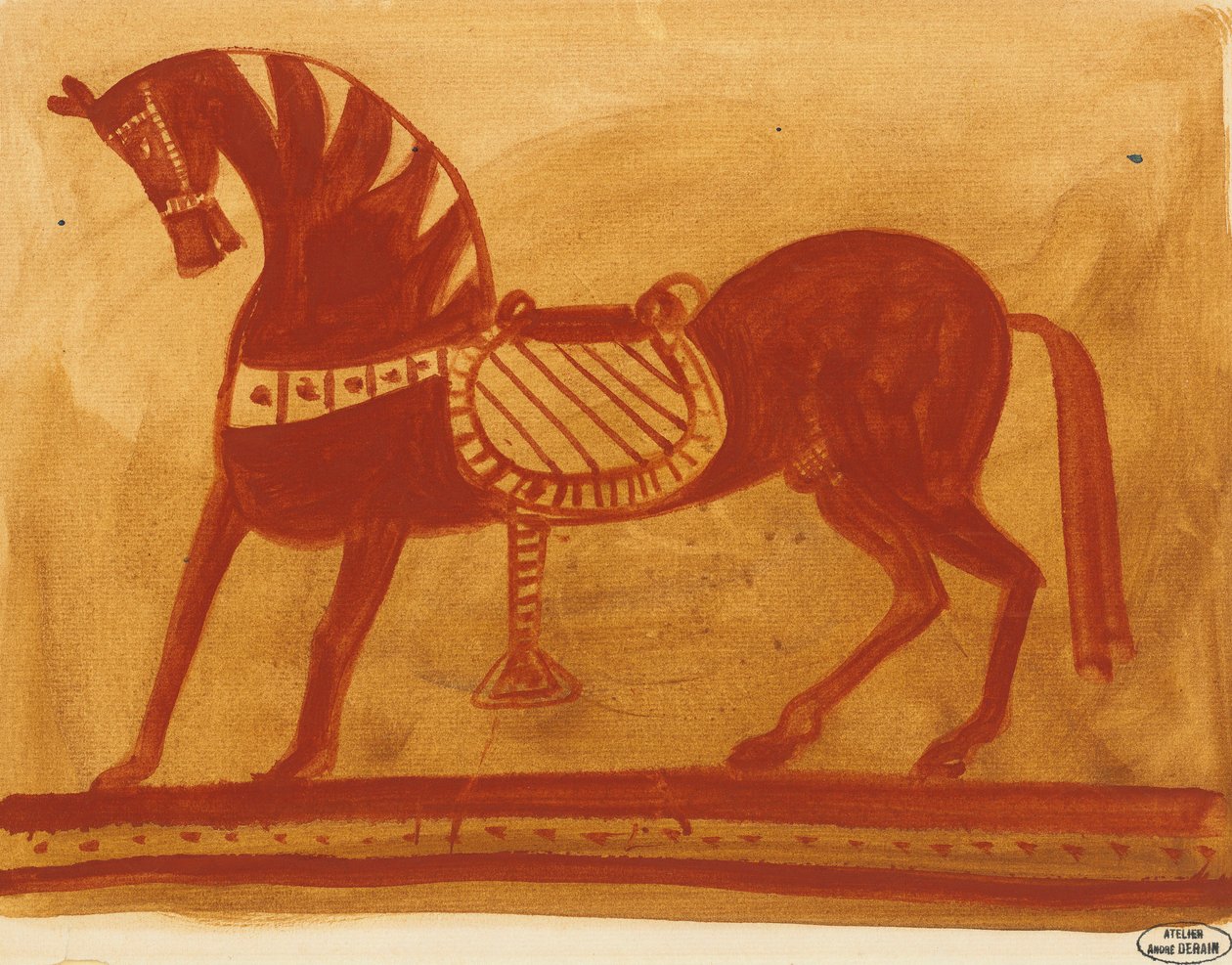Cavalo etrusco de Andre Derain