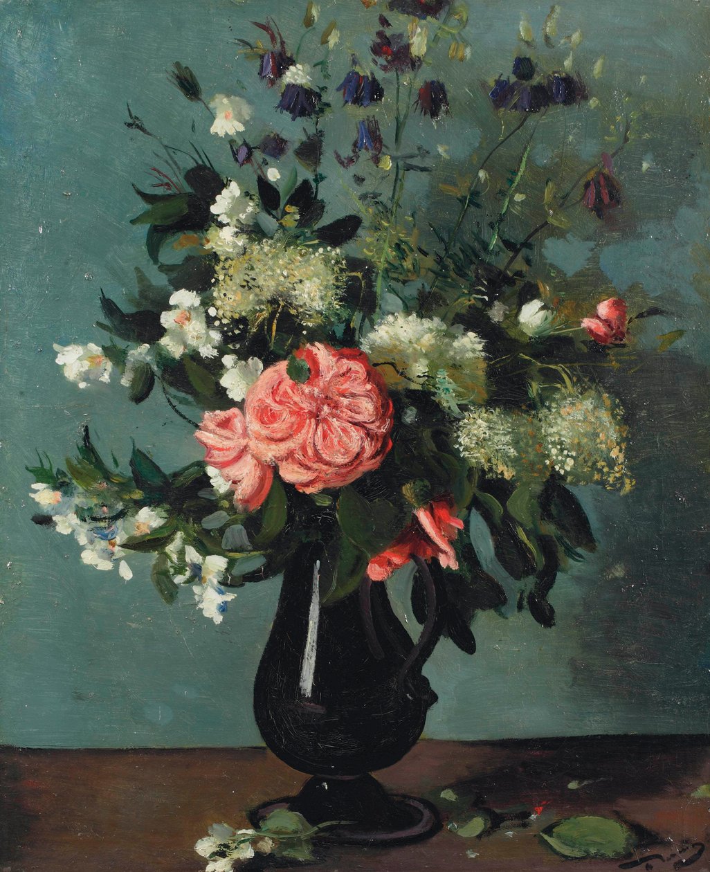 Flores do campo num jarro de Andre Derain
