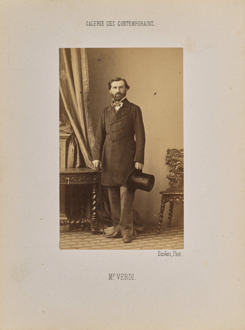 Sr. Verdi de Andre Adolphe Eugene Disderi