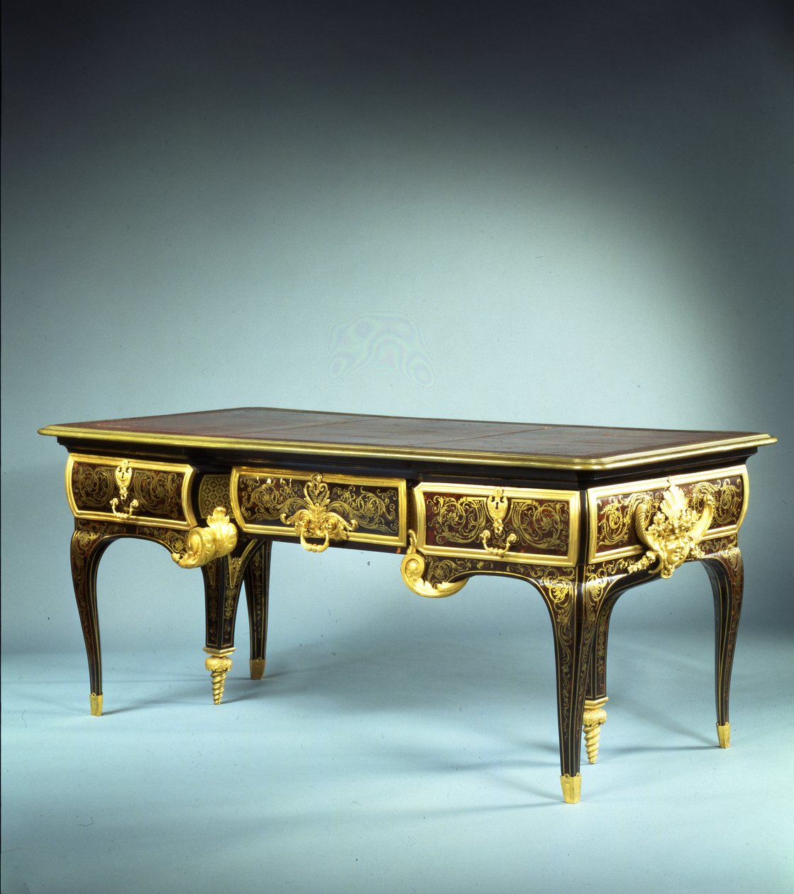 Mesa plana Luís XIV de Andre Charles Boulle