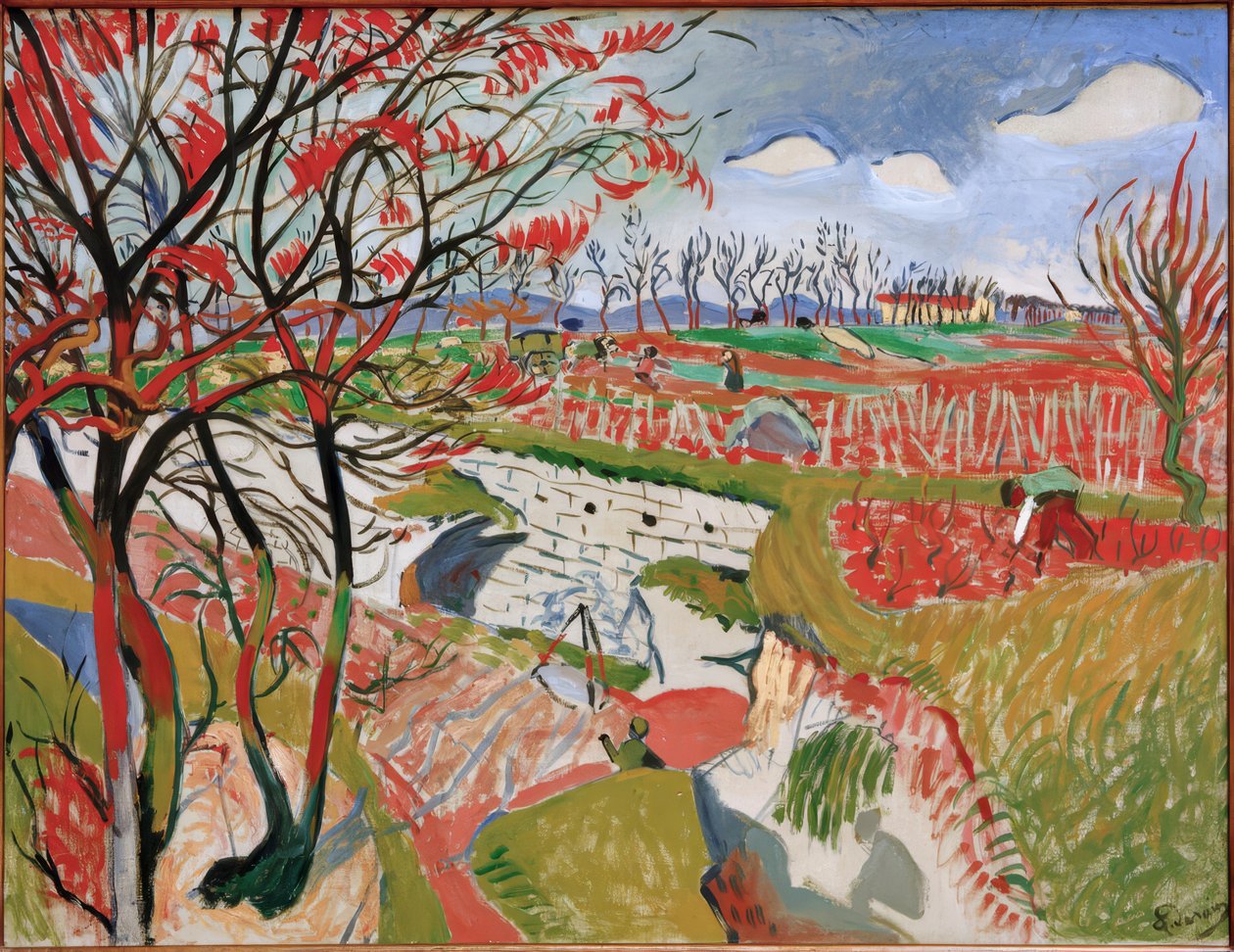 Vinhas na primavera de Andre Derain