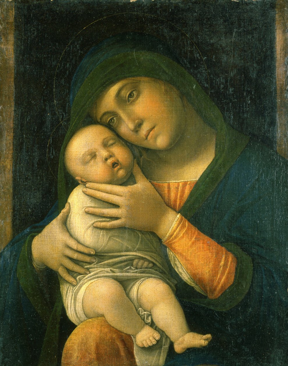A Virgem e o Menino de Andrea Mantegna