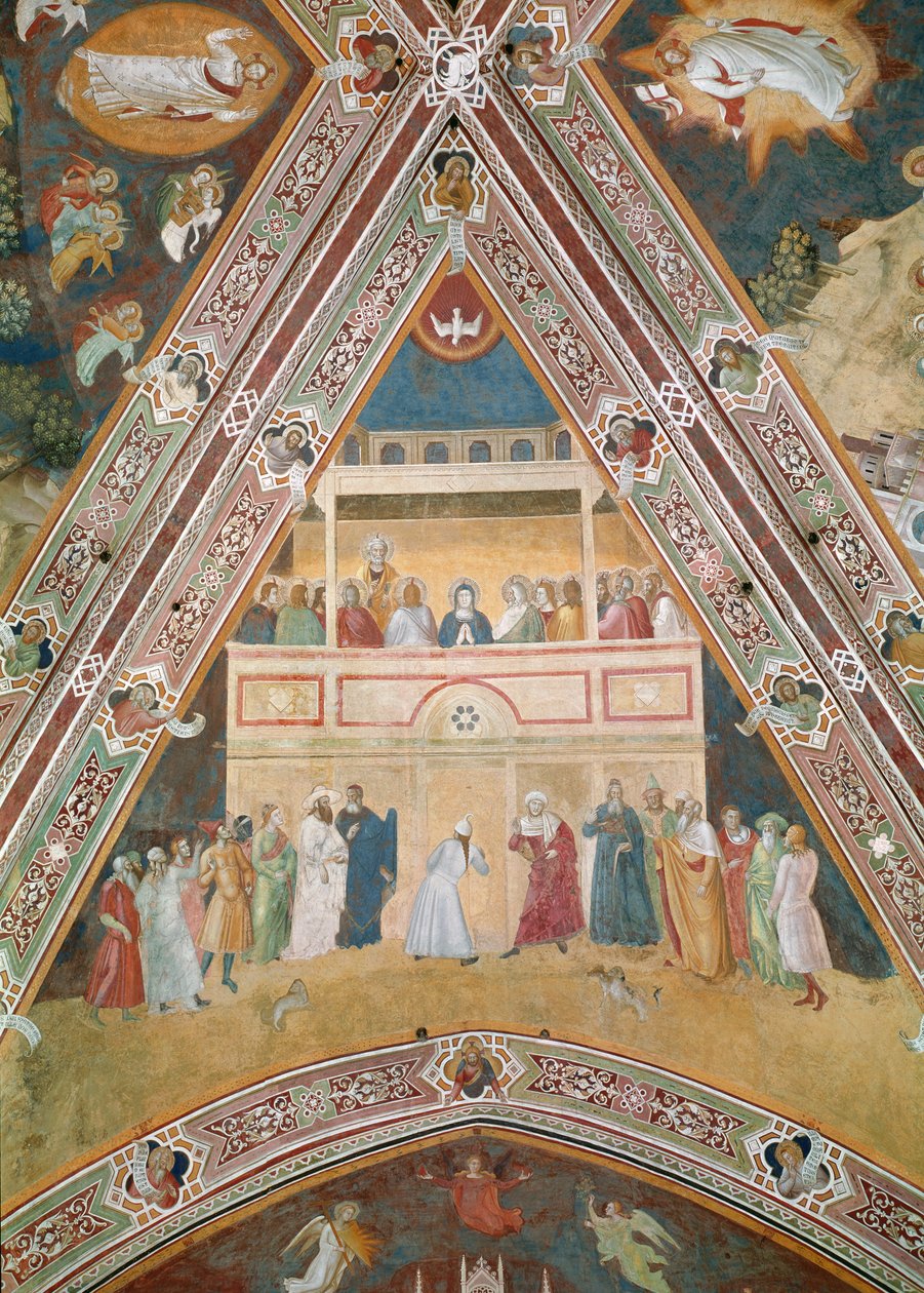 Pentecostes, c.1366-68 de Andrea di Bonaiuto