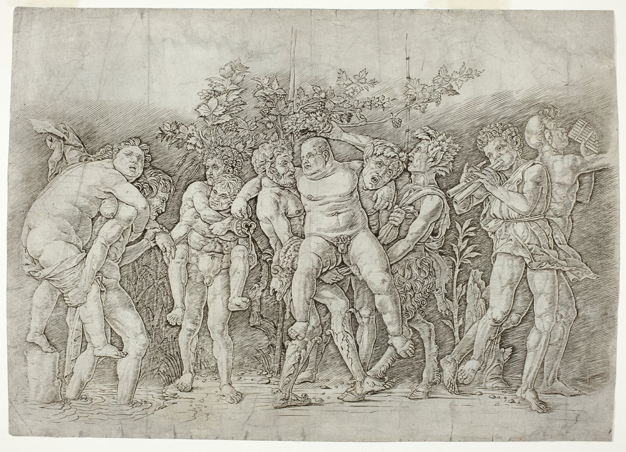 Bacanal com Sileno de Andrea Mantegna