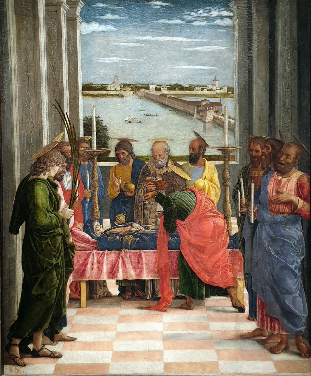 A morte da Virgem de Andrea Mantegna