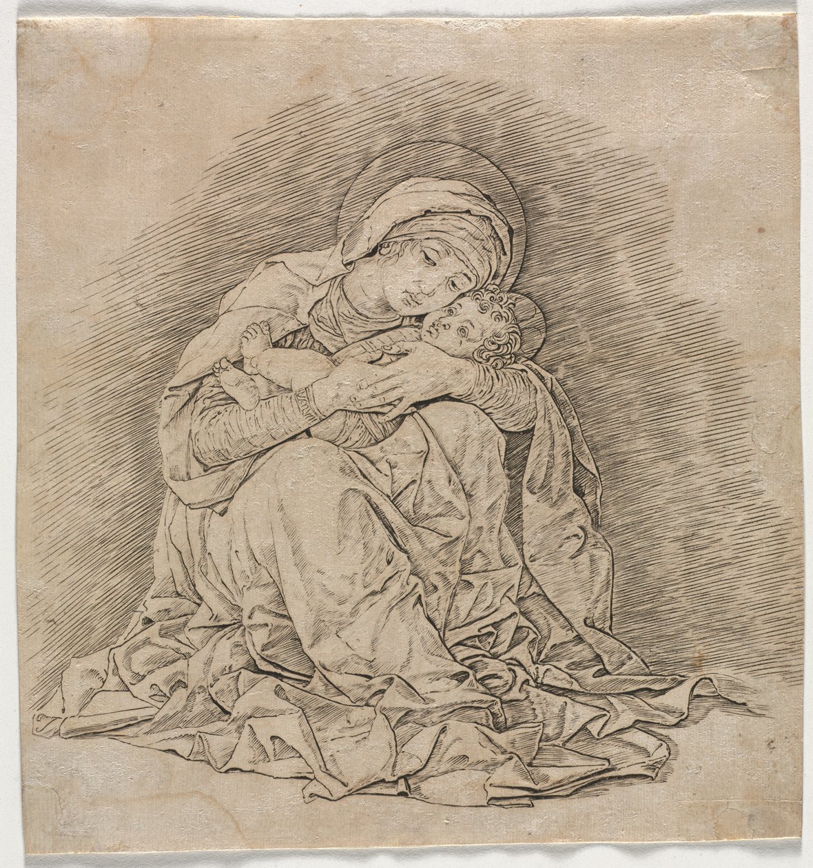 Virgem e o Menino de Andrea Mantegna
