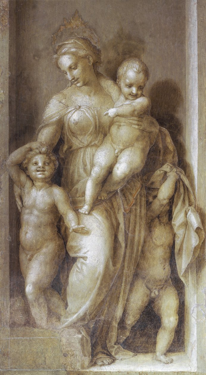 Caridade - Fresco de Andrea del Sarto