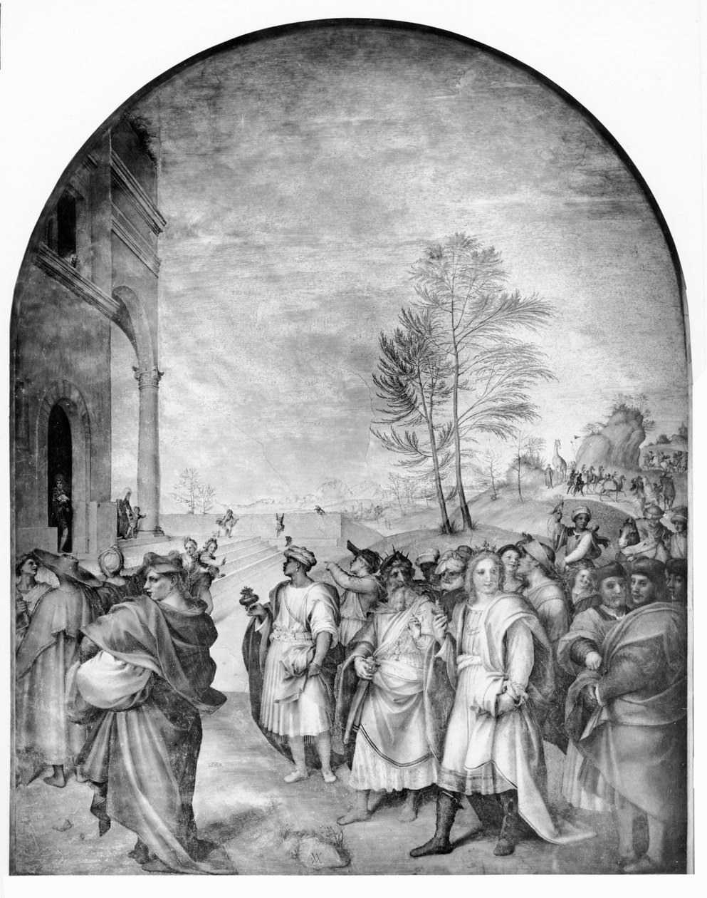 A chegada dos magos de Andrea del Sarto