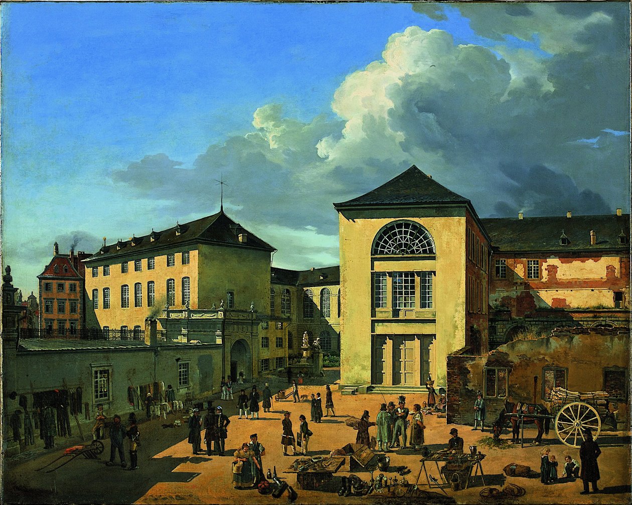 A Antiga Academia em Düsseldorf de Andreas Achenbach