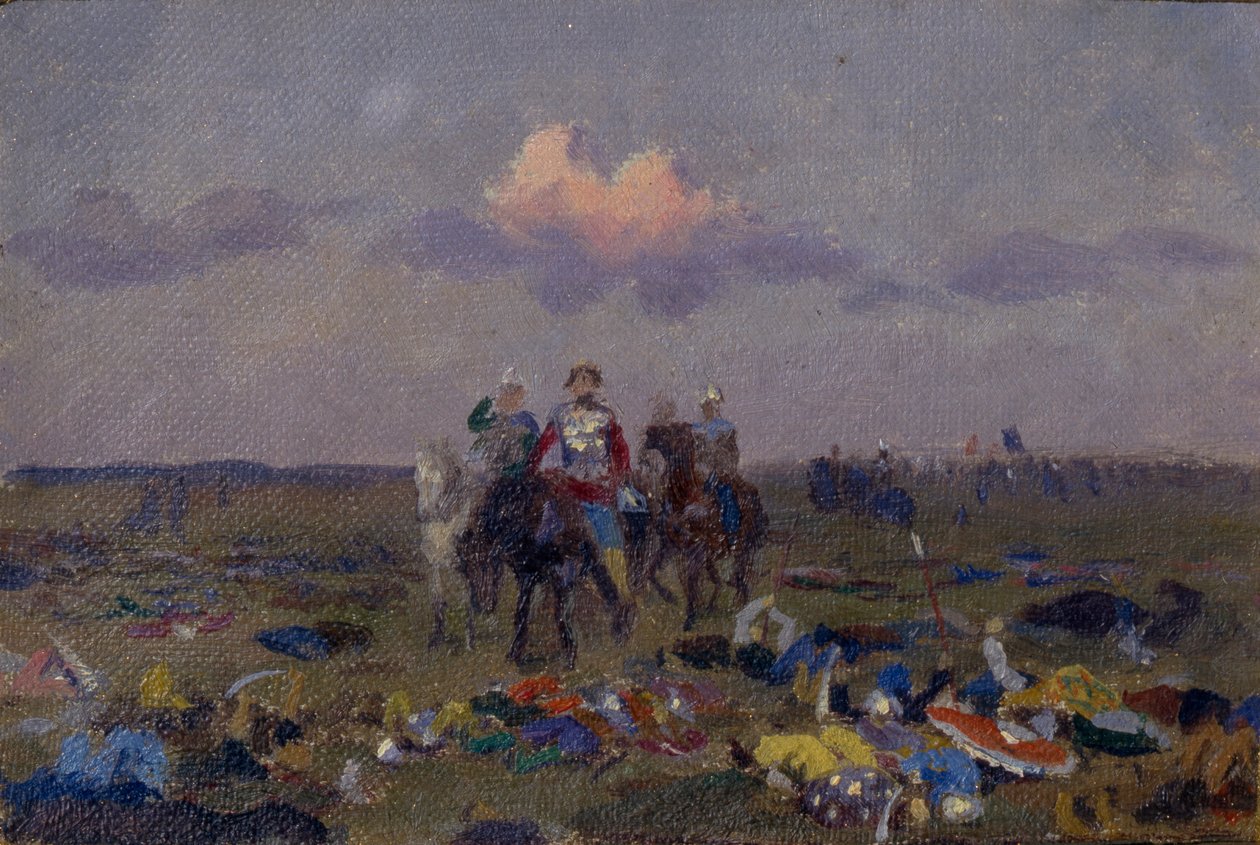 No campo Snipes de Andrei Petrovich Ryabushkin