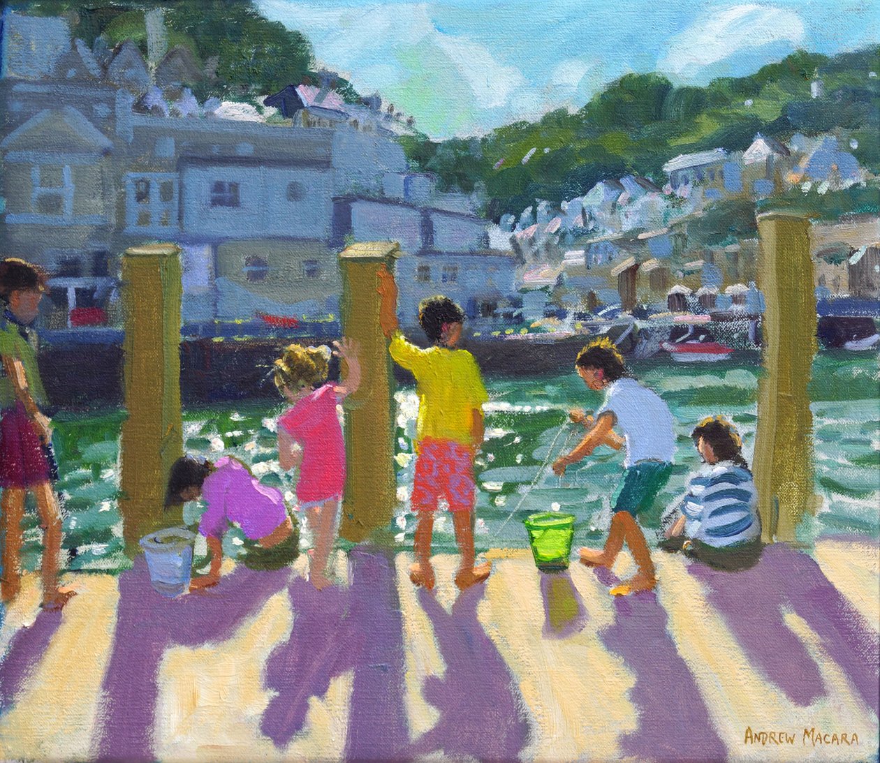 Pesca no cais, Looe, 2015, de Andrew Macara