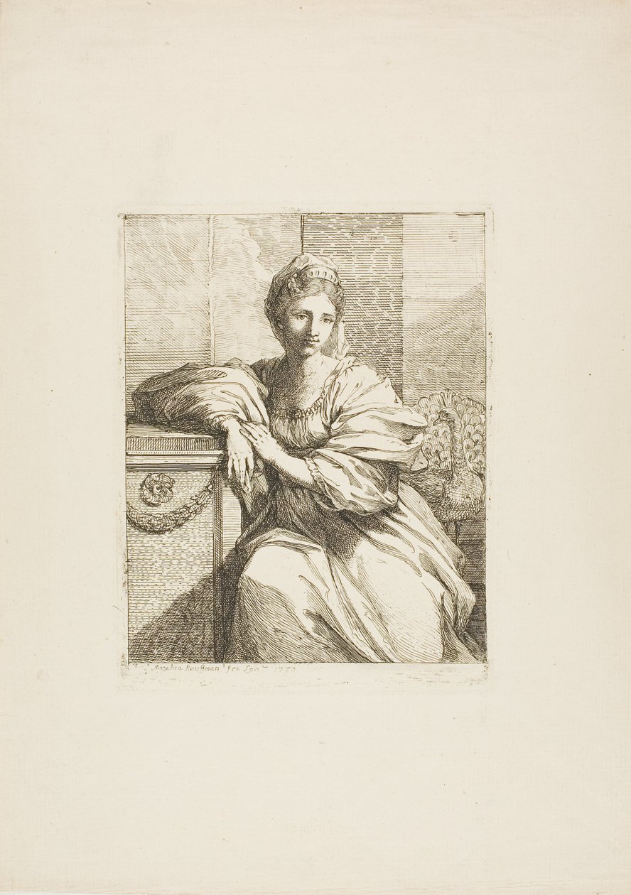Juno e o Pavão de Angelica Kauffmann