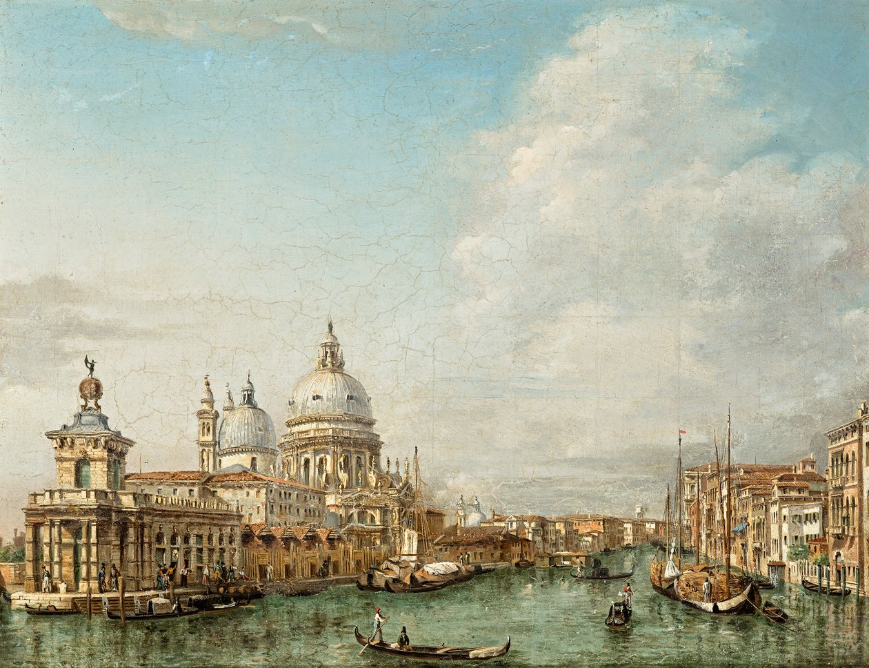 Grande Canal em Venedig de Angiolo Barbini