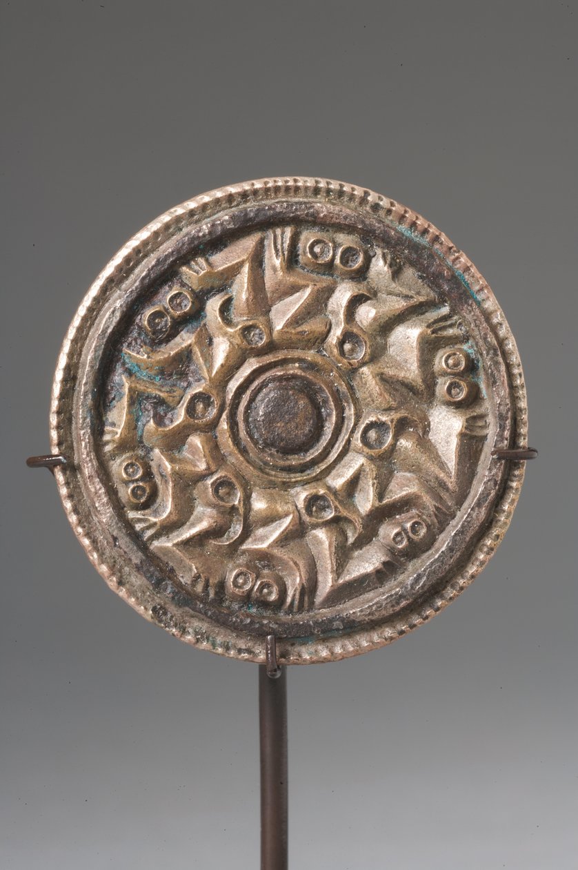 Encaixe do disco (bronze) de Anglo Saxon