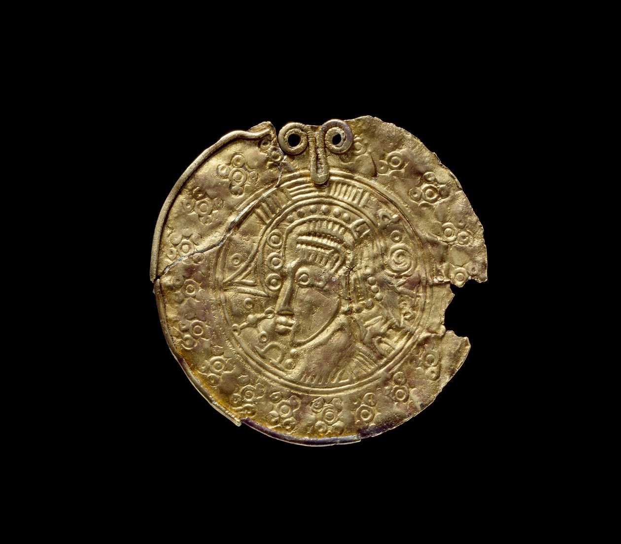 O bretáceo de St Giles (ouro) de Anglo Saxon