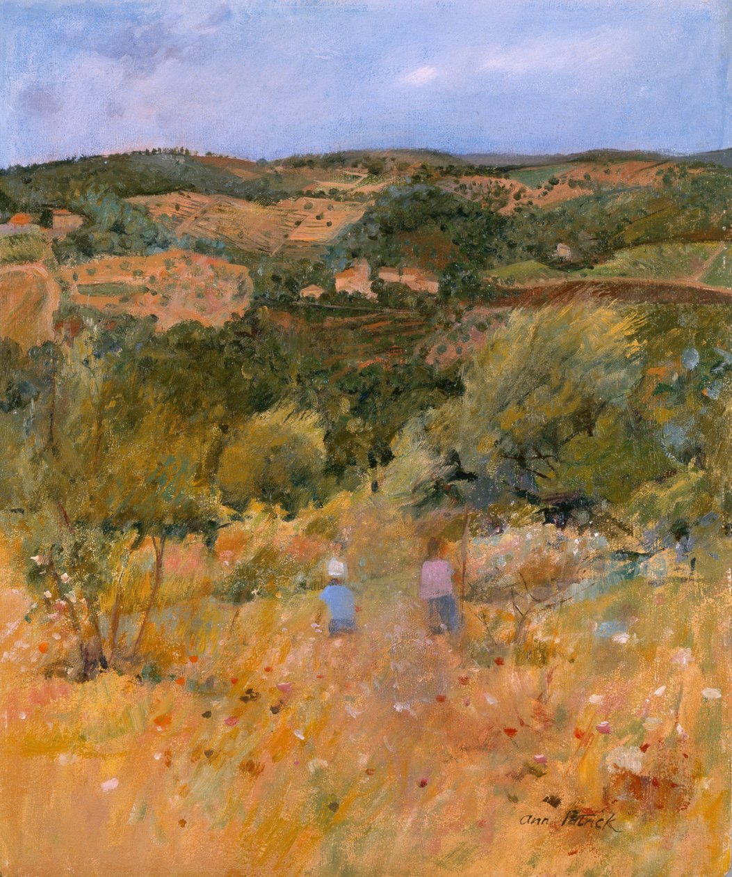 Paisagem perto de Siena, 1994 de Ann Patrick