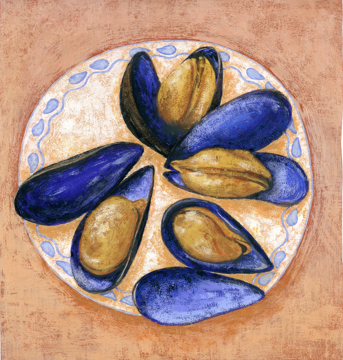 Moldes, 2014 (guache) de Annalisa Morrocco