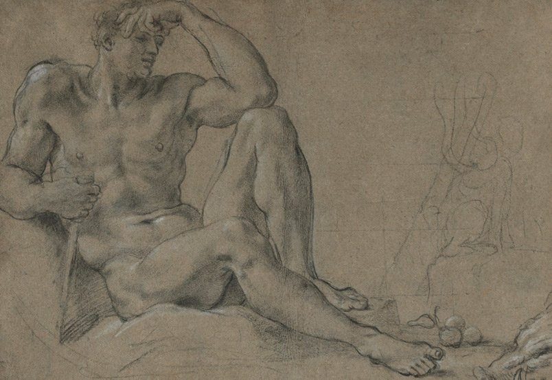 Hércules em repouso de Annibale Carracci