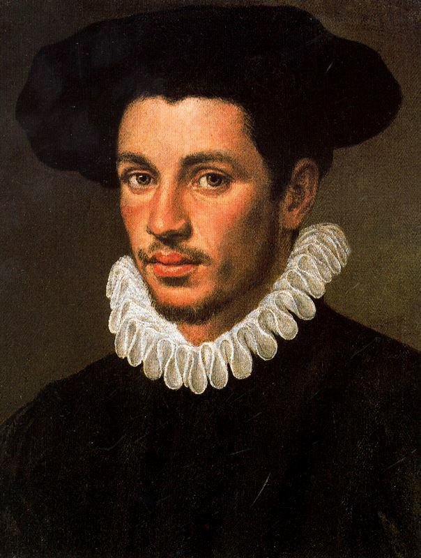 Retrato de um jovem de Annibale Carracci