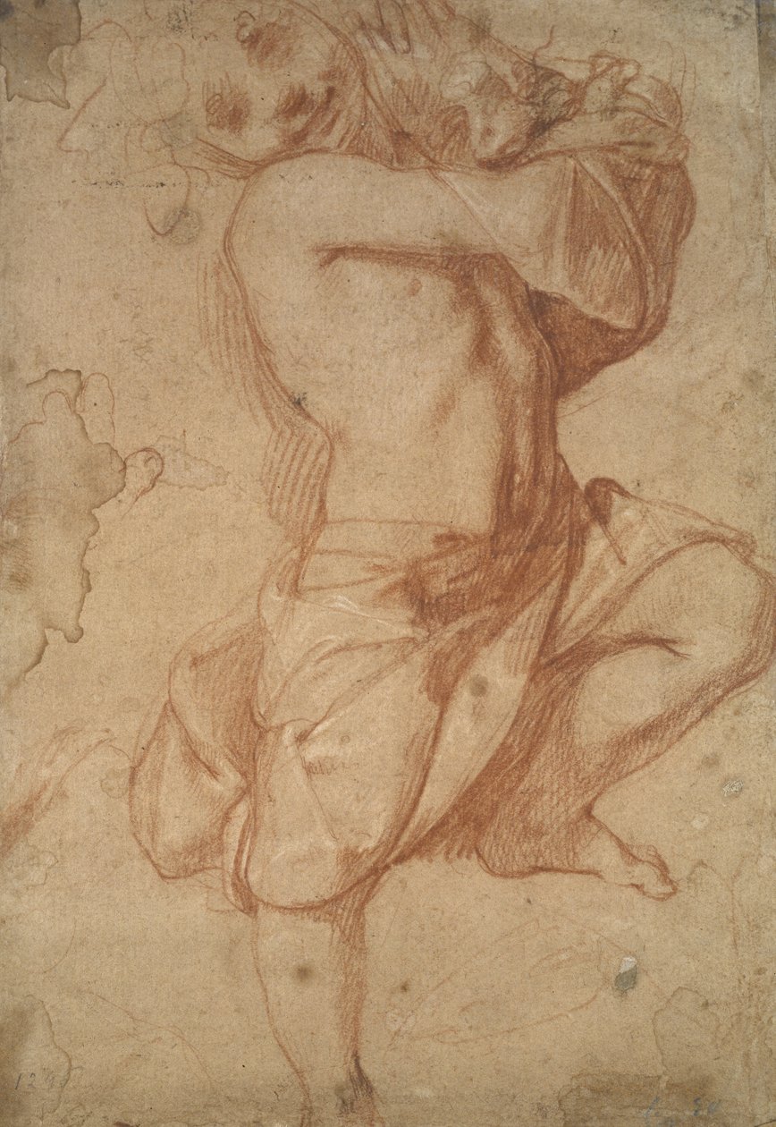 Garoto semi nua de Annibale Carracci