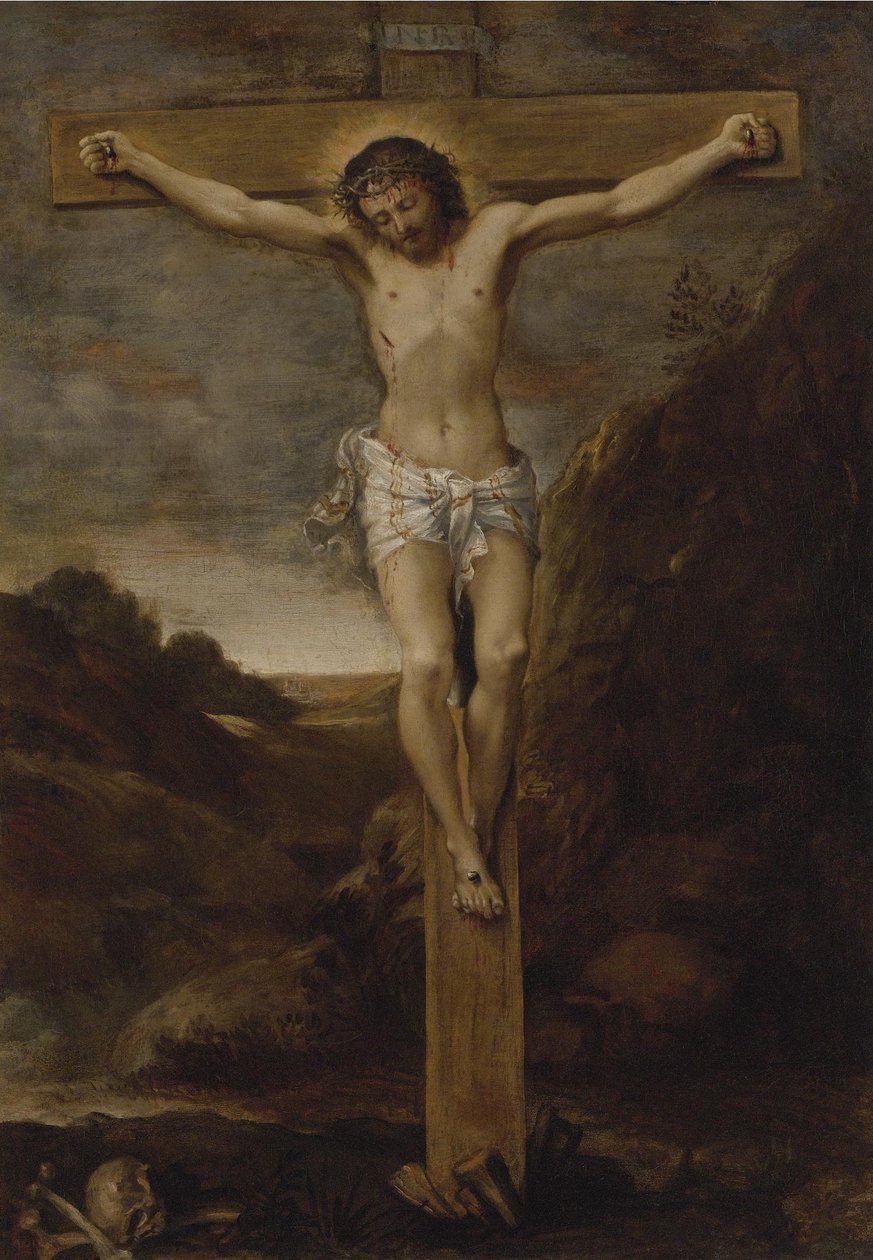 A crucificação de Annibale Carracci