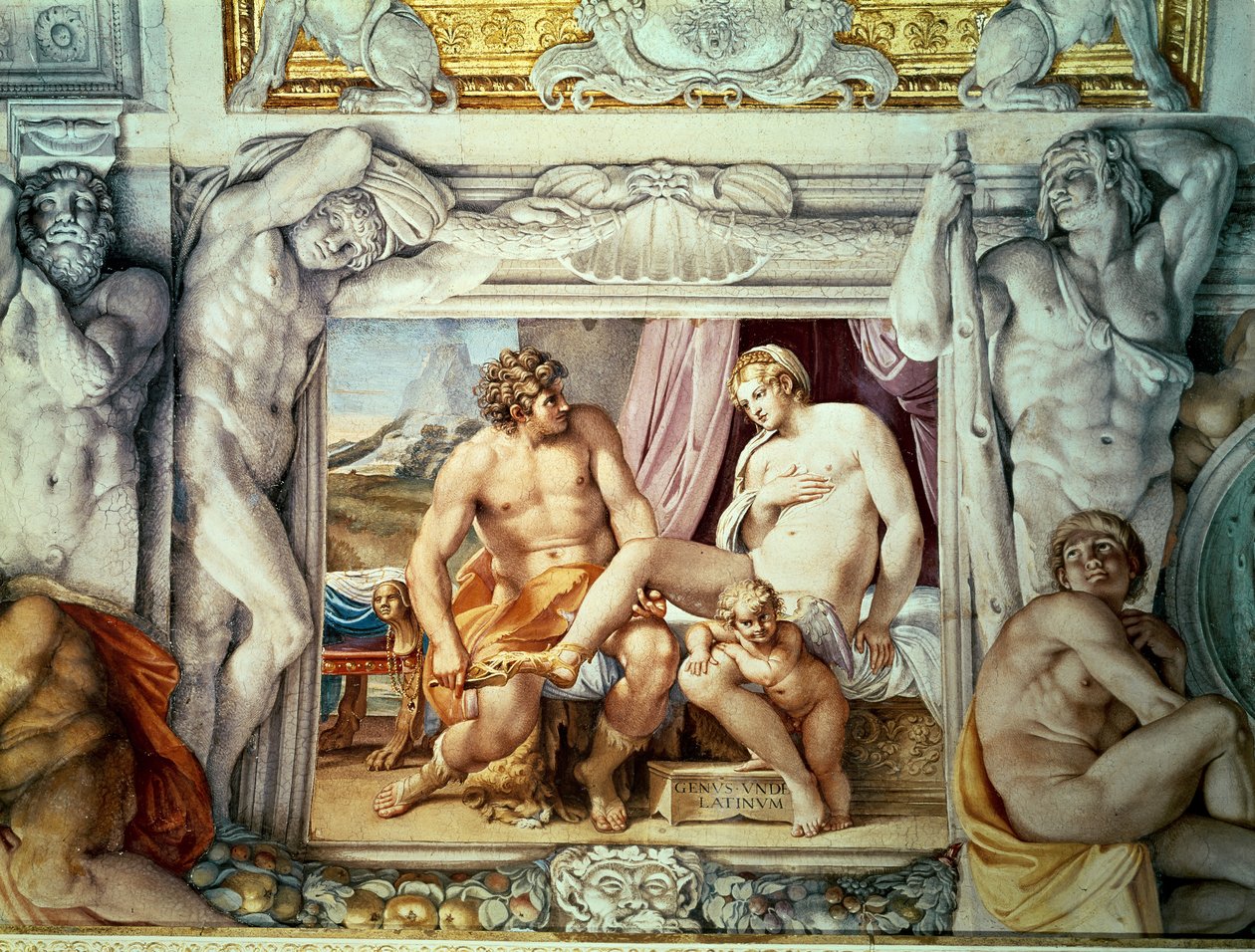 Vênus e Anquises de Annibale Carracci