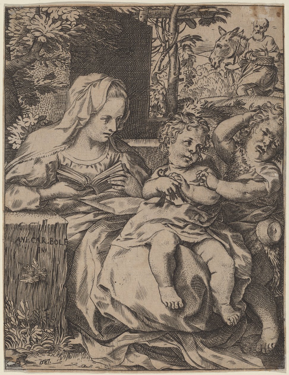 A Madona da Andorinha de Annibale Carracci