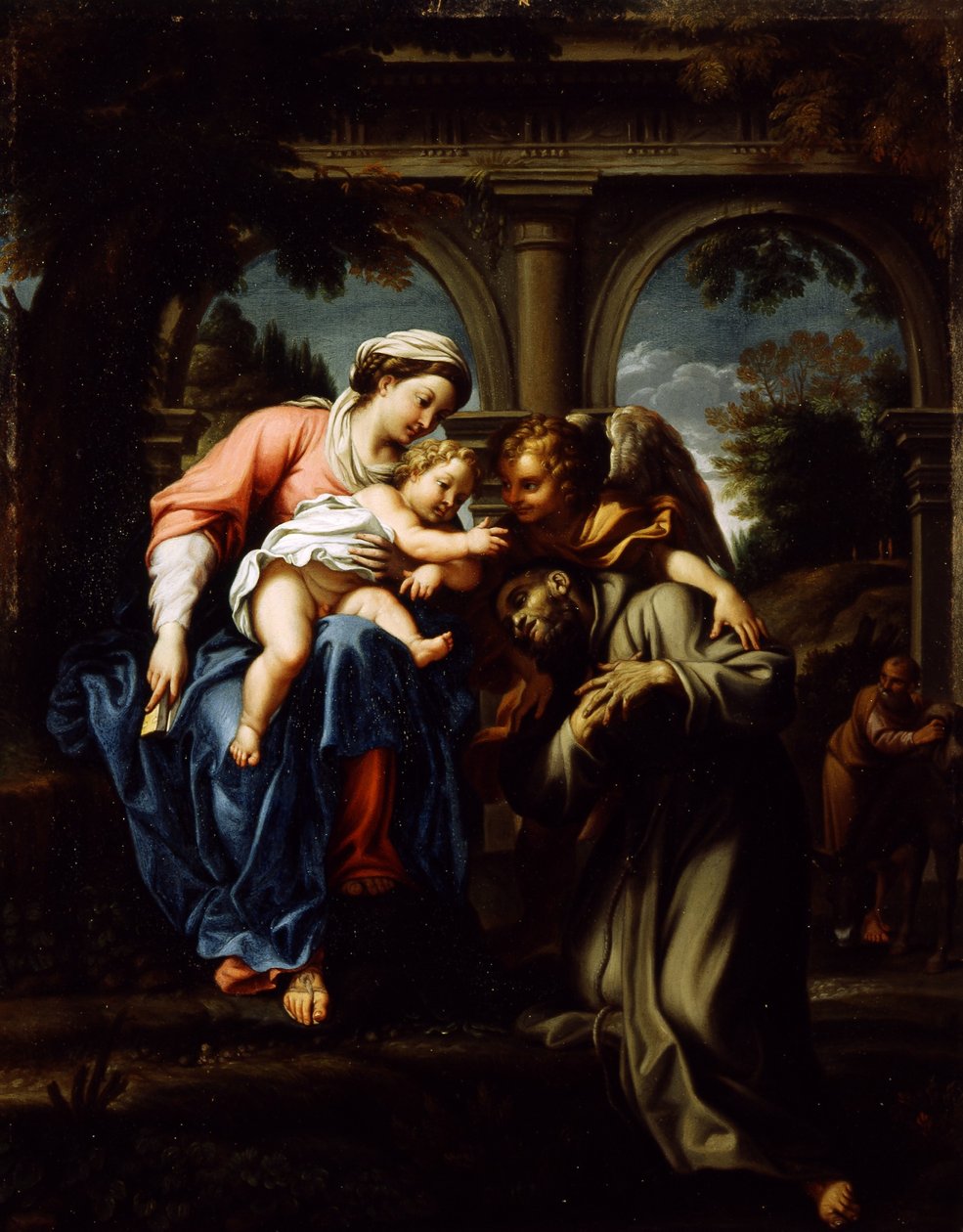 Visão de São Francisco de Annibale Carracci