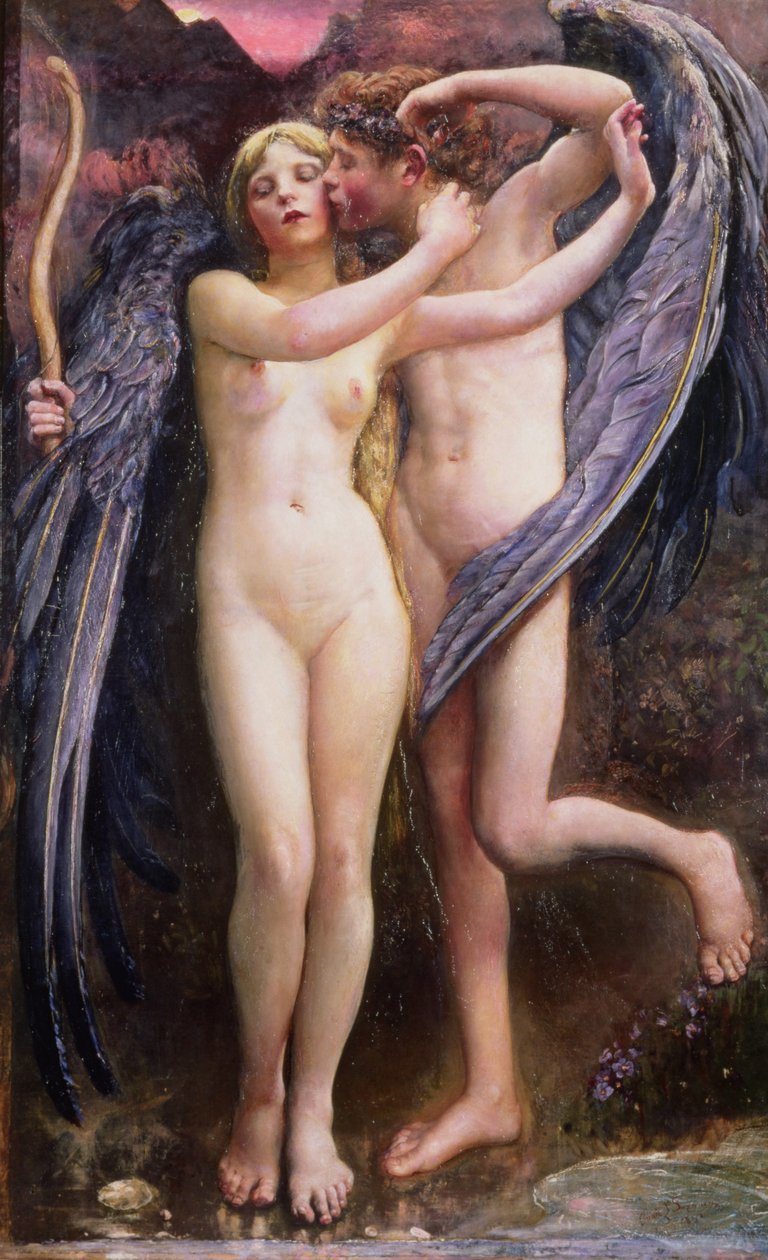 Cupido e Psique de Annie Louisa Swynnerton