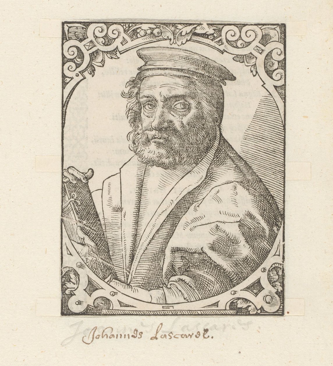 Retrato de Johannes Lascaris de Anonymous