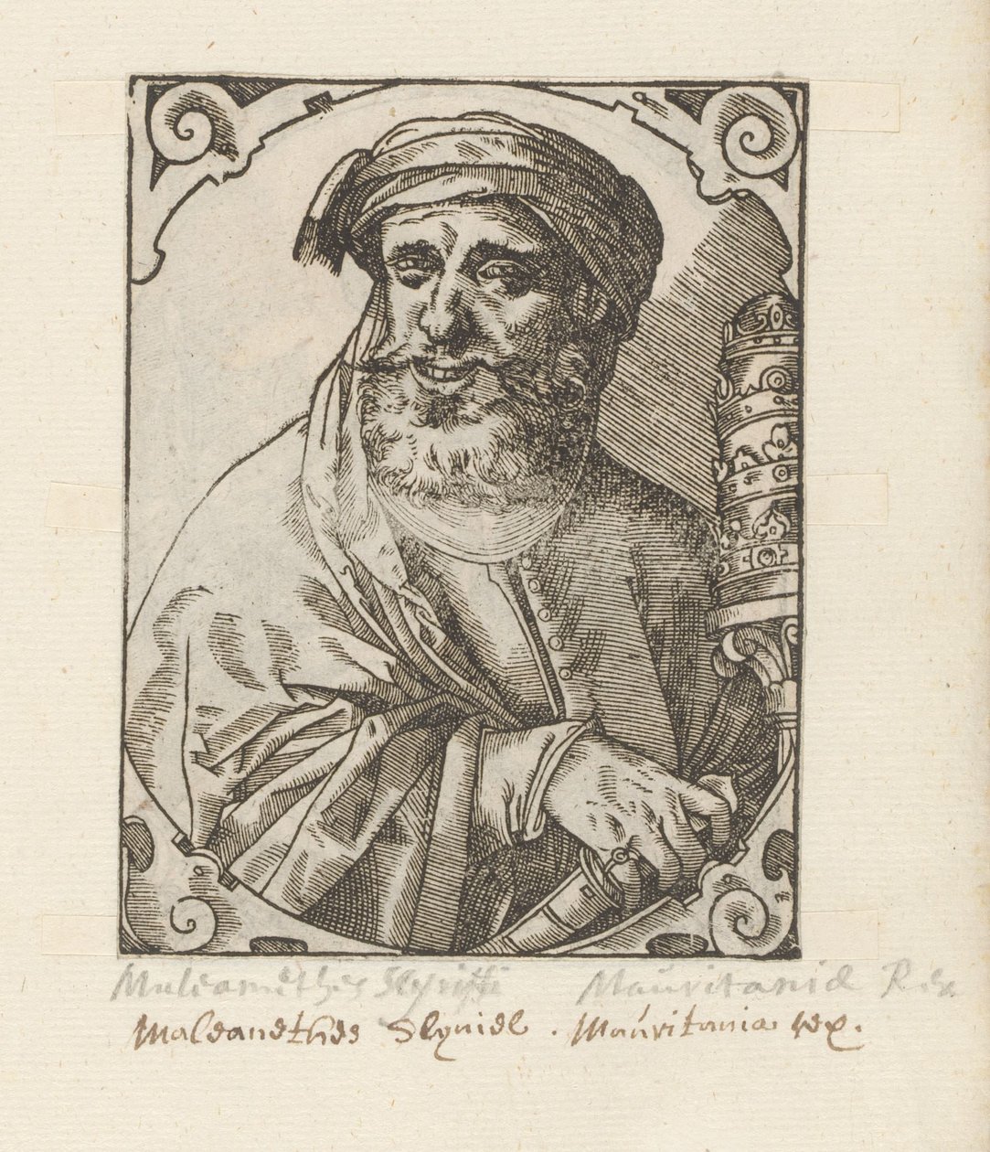 Retrato de Muleamethes Scyriffi de Anonymous