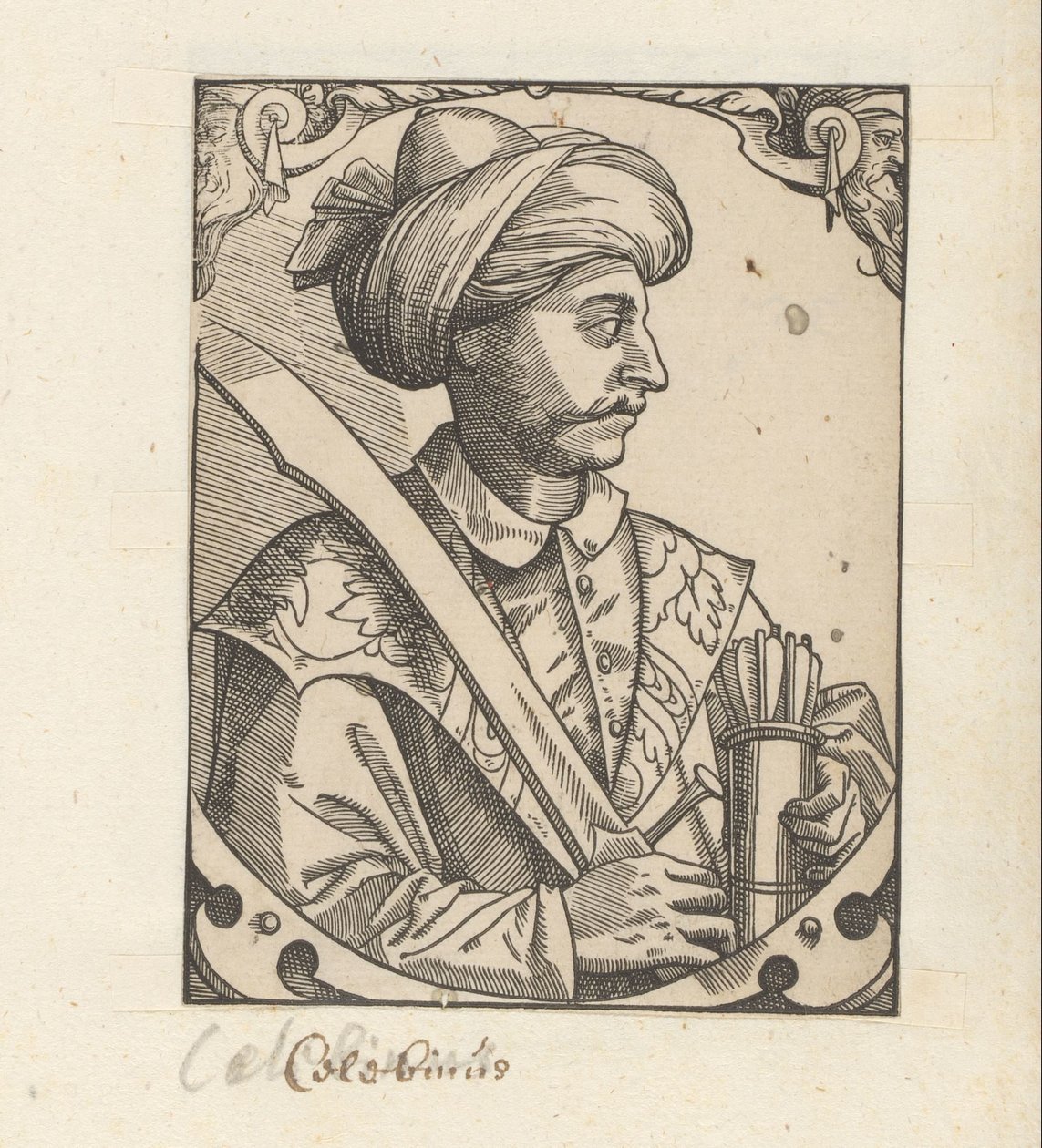 Portret van sultan Selim I de Anonymous