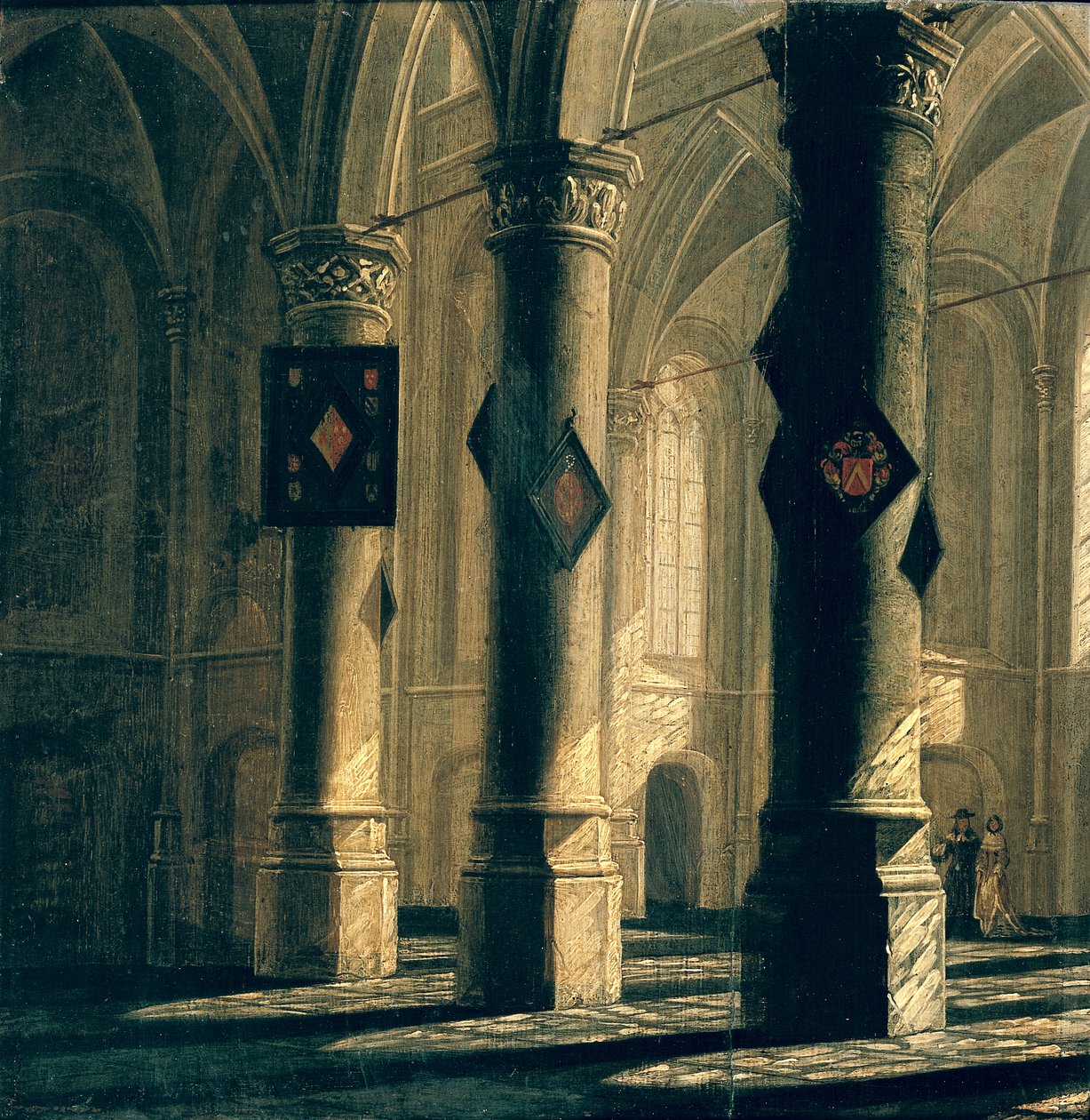 Interior de uma igreja de Anthonie Delorme