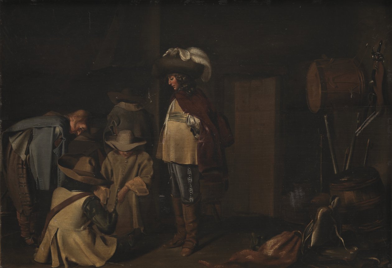 Uma sala de guarda de Anthonie Palamedesz.