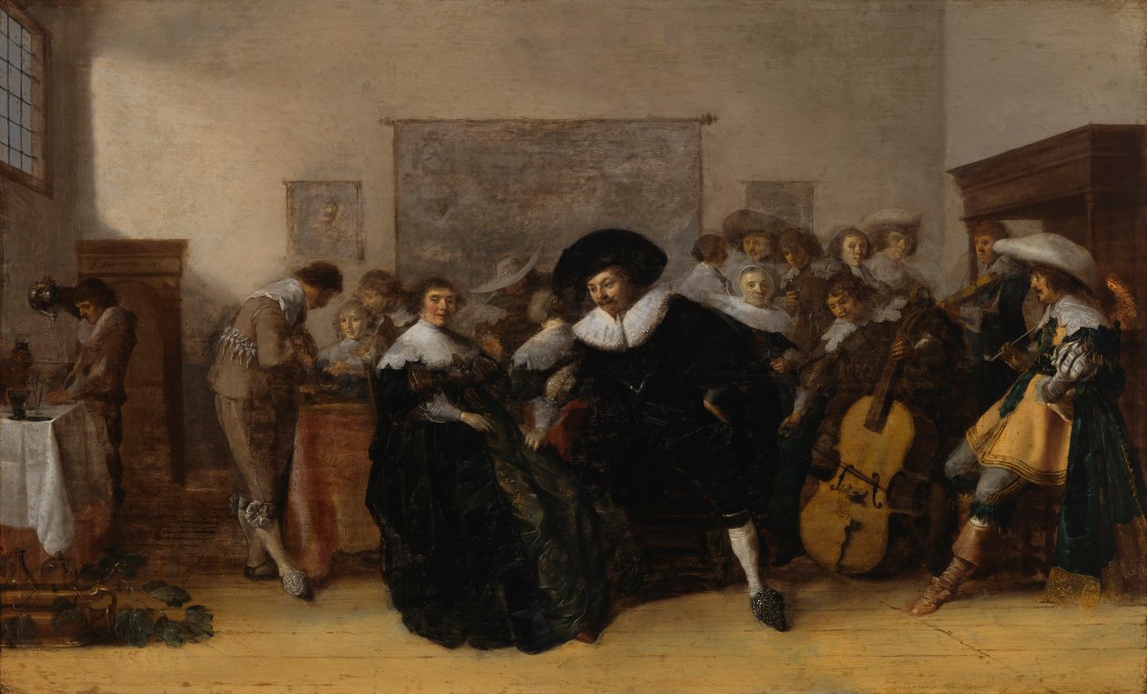 Uma Companhia Musical, 1632. de Anthonie Palamedesz