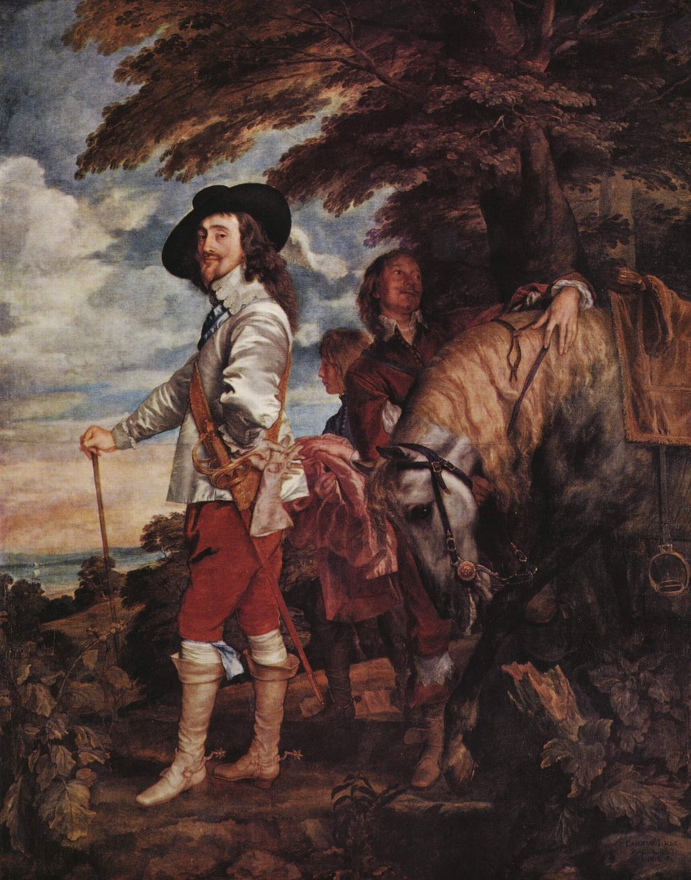 Carlos I na caçada de Anthony van Dyck