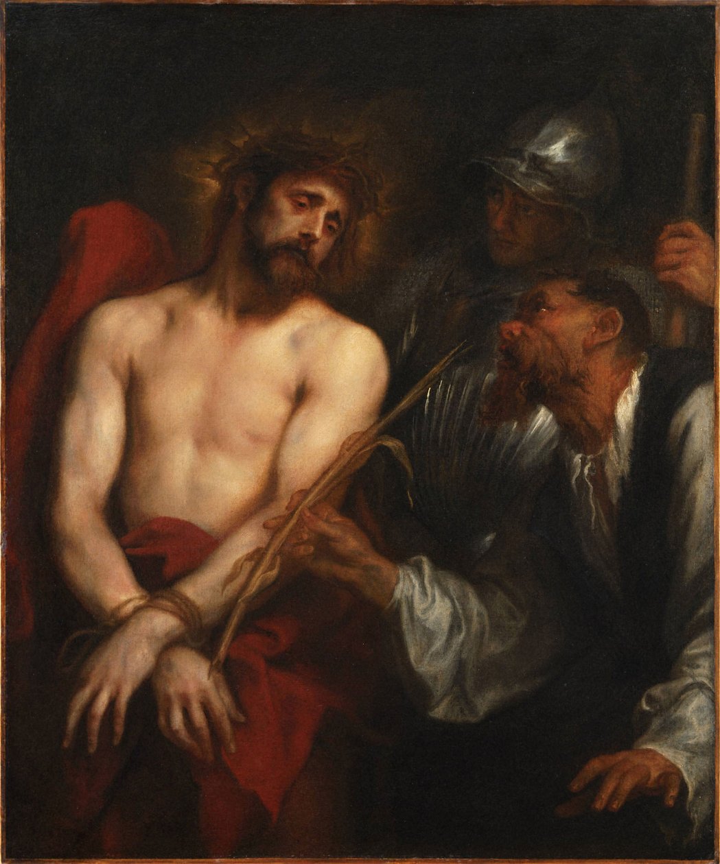 A zombaria de Cristo de Anthony van Dyck