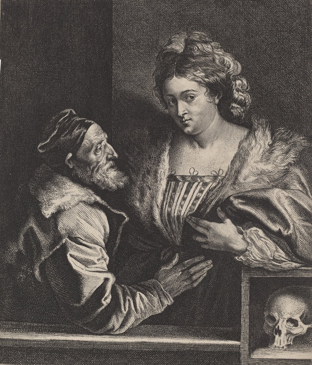 Amante de Ticiano. de Anthony van Dyck