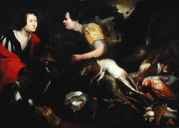 Atalanta e Meleagro de Anthony van Dyck