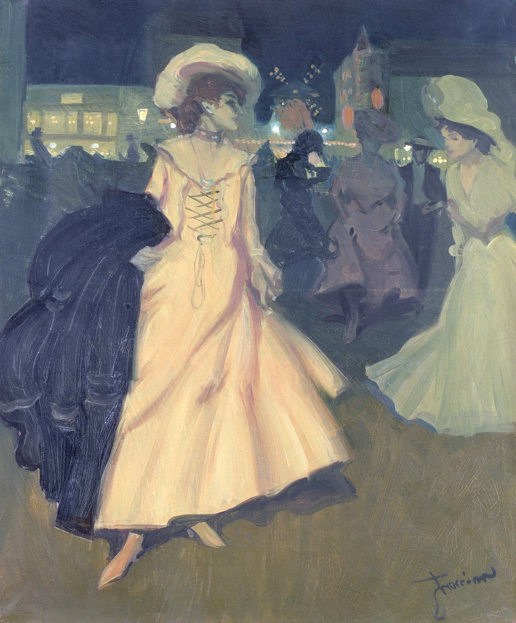 A saída no Moulin Rouge, 1901-2 de Antoine Guillaume Minartz