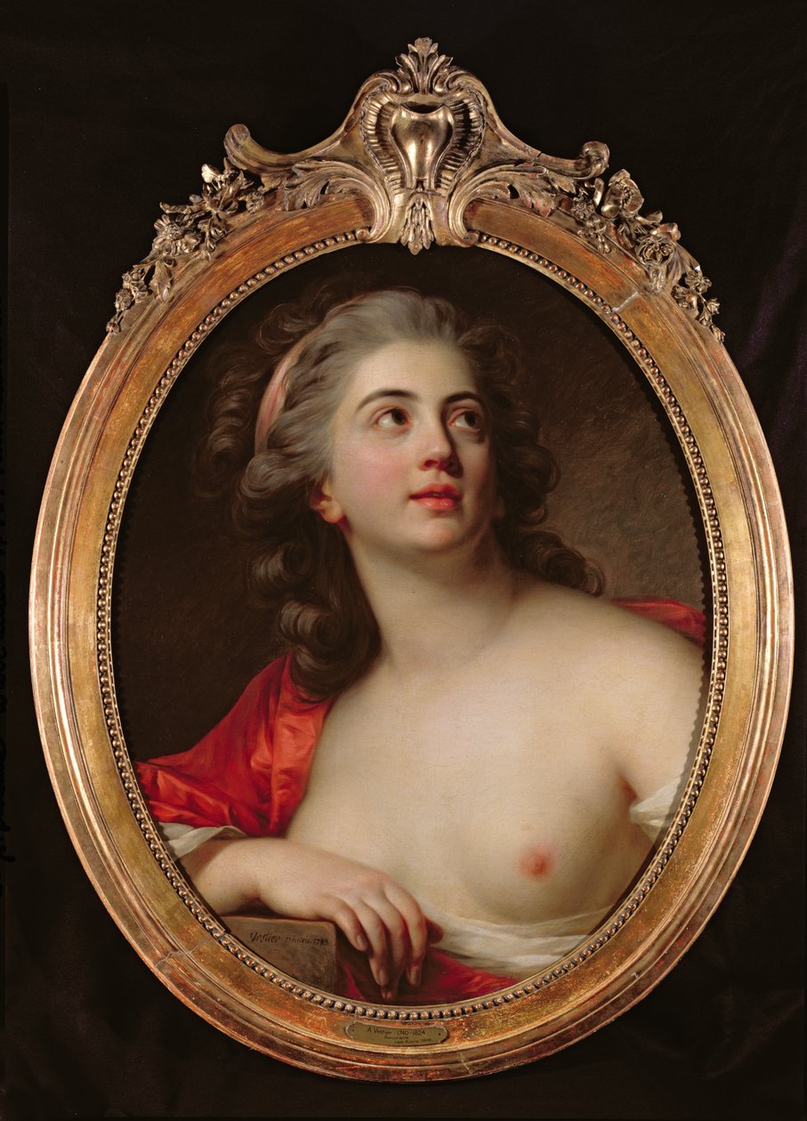 Bacante, 1783 de Antoine Vestier