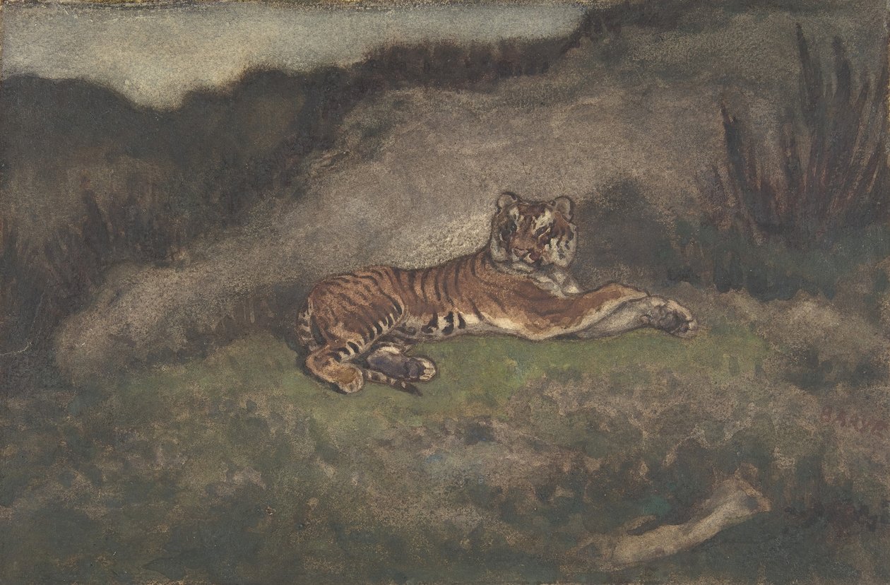 Tigre, 1810-75. de Antoine Louis Barye