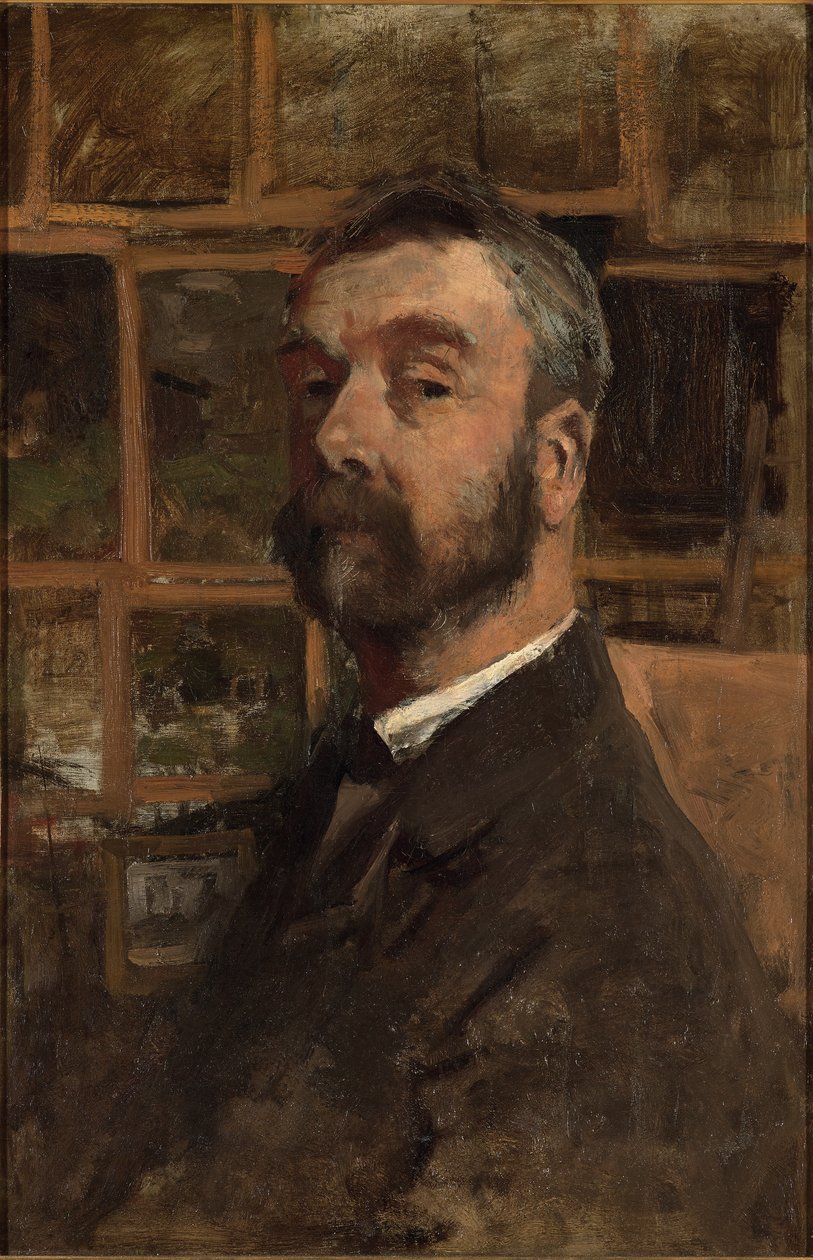 Auto-retrato, c.1884 de Anton Mauve