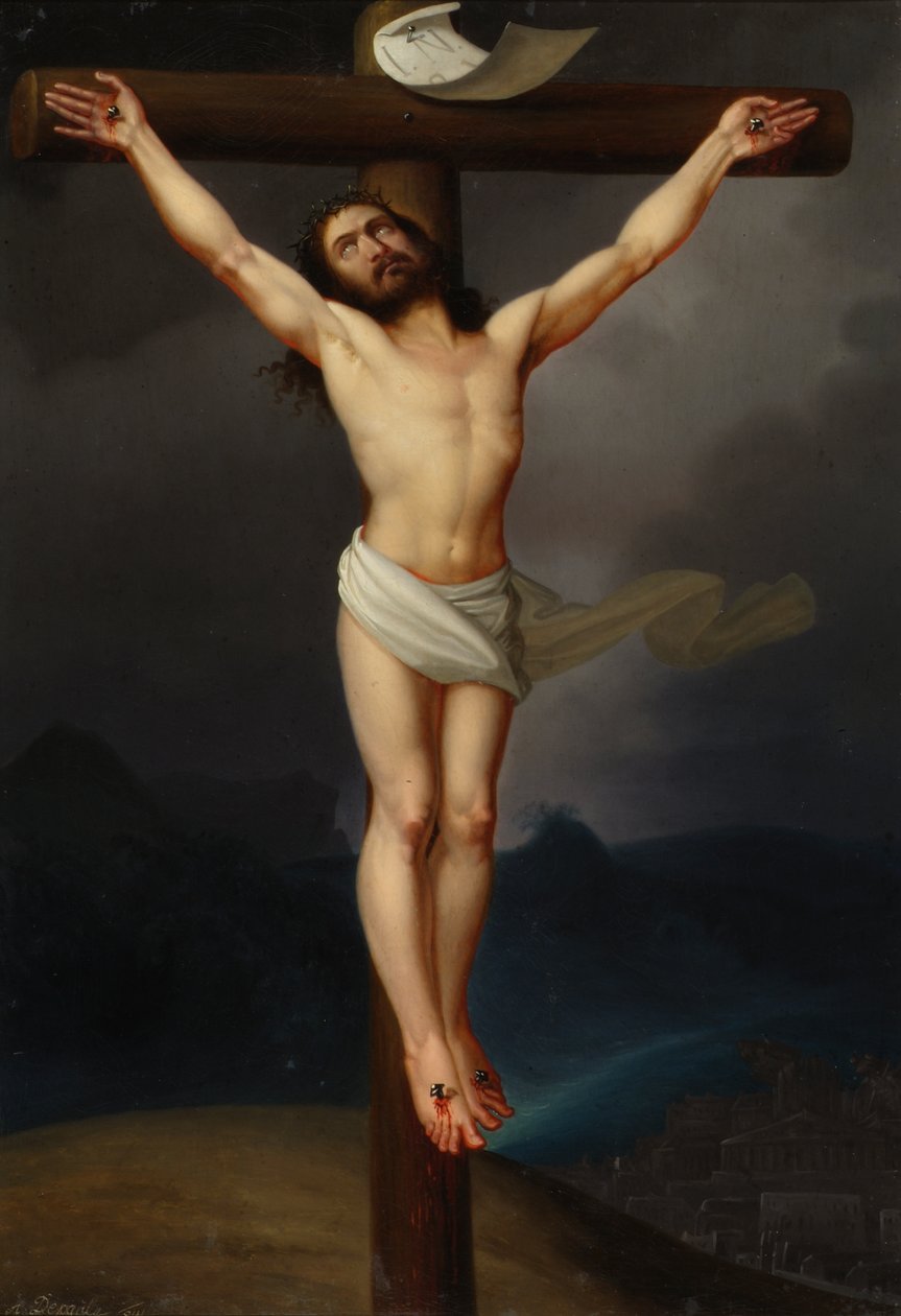 Cristo na cruz de Anton Depauly
