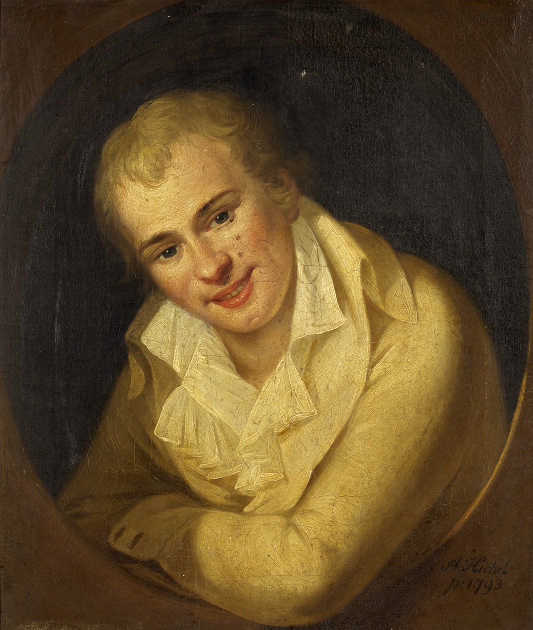 Retrato do Dr. John King de Anton Hickel